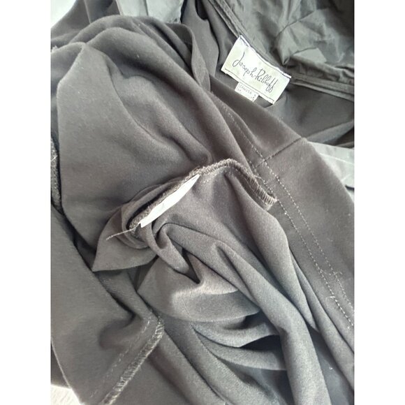 Joseph Ribkoff Womens Black Twist Front Hooded Long Sleeve Top Size 4 Pullover - Picture 4 of 8